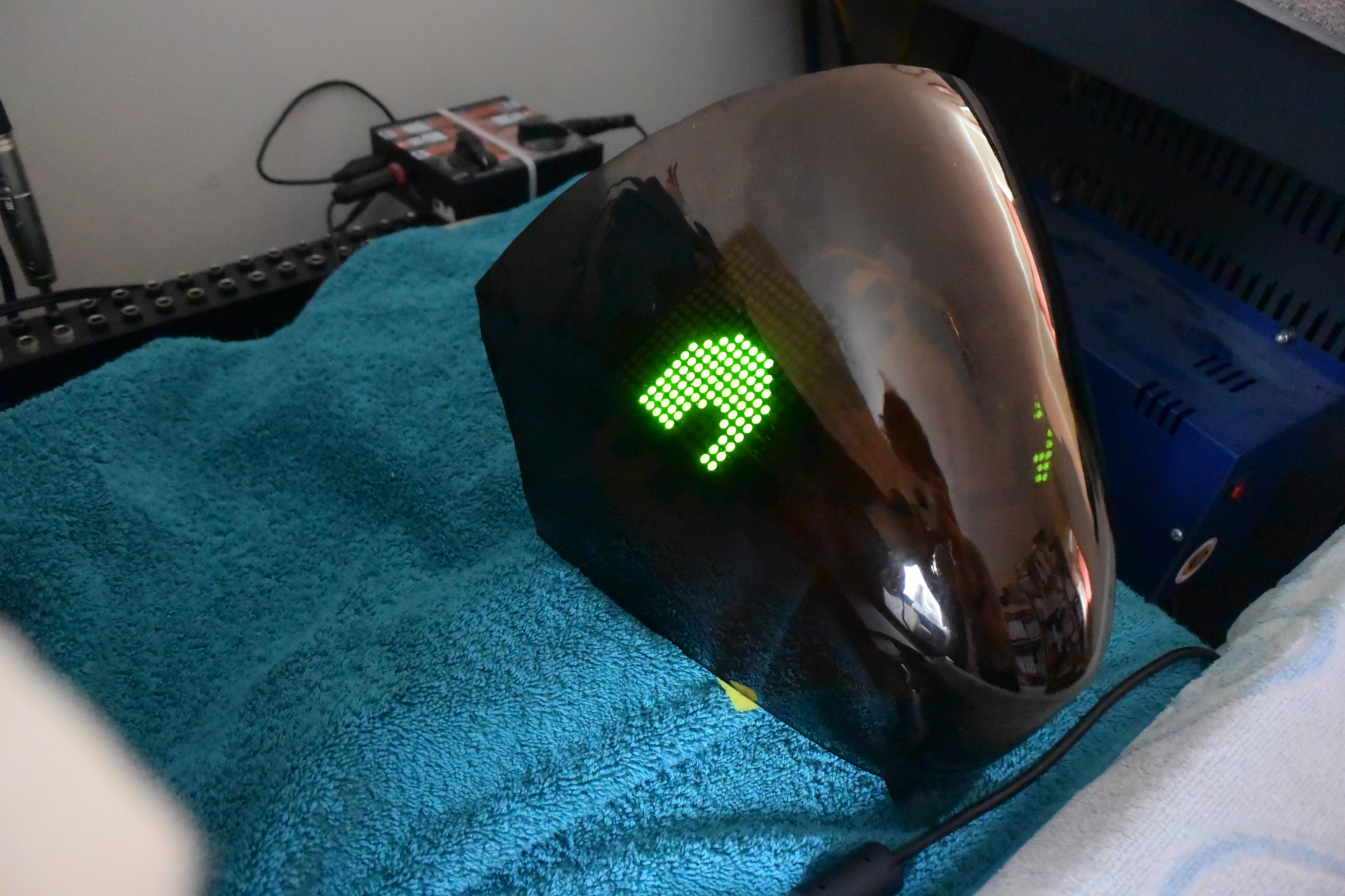 Protogen visor with Synth face